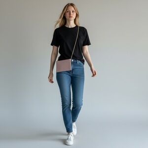 BIG BUDDAH - LIKE NEW - LAVENDER WITH GOLD TONE HARDWARE - B